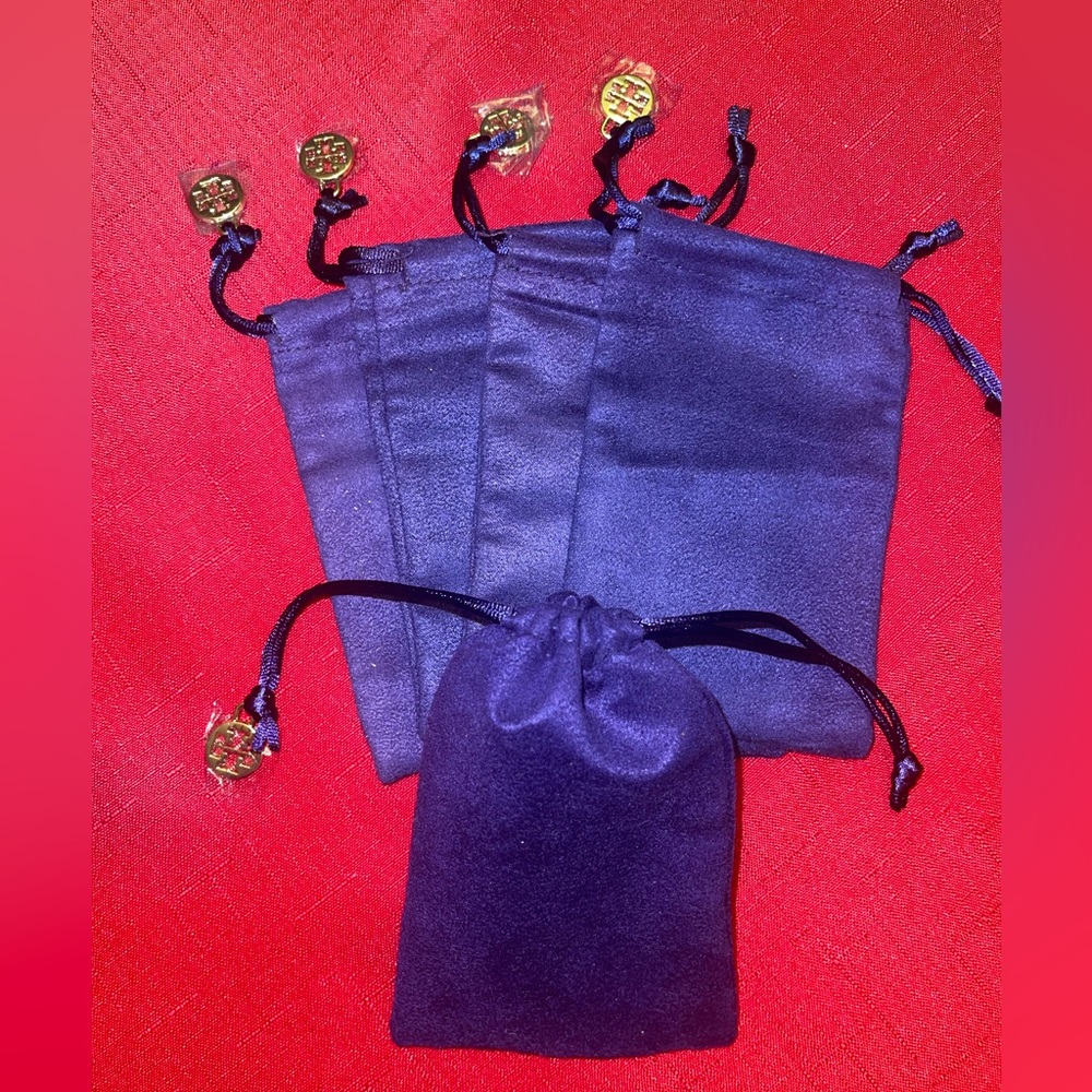 5 Tory Burch Drawstring Bags NEW